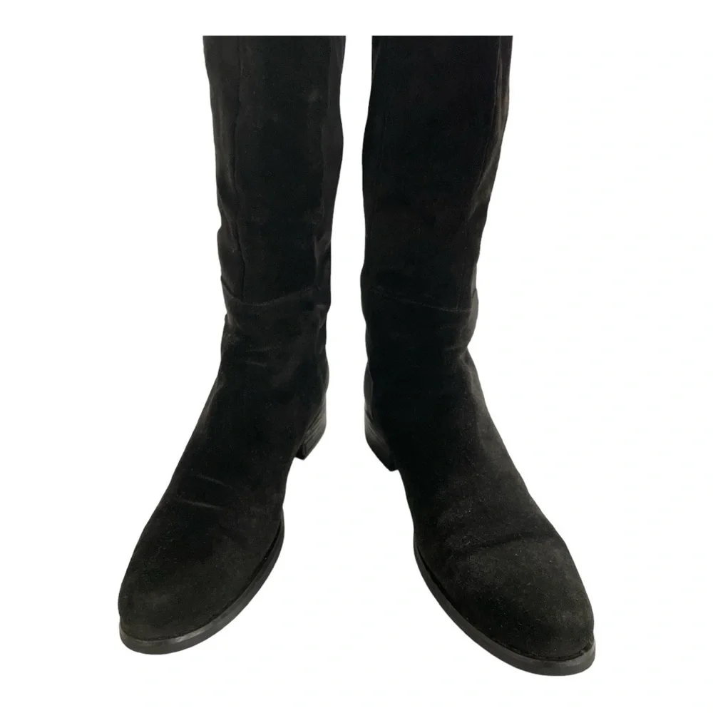 Blondo 'Eden' Over the Knee Waterproof Stretch Boot Black Suede size 8M